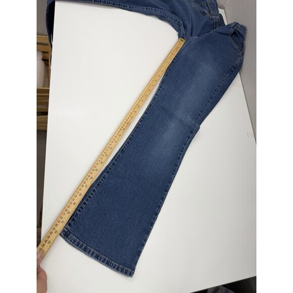 Levis Womens Jeans Size 10 L Nouveau 515 Bootcut Denim Jeans - Picture 9 of 11